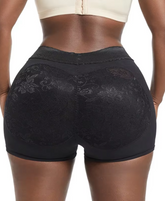 Tummy Control Butt Lift Lace Shorts With Butt Pads