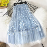 Sweet Mesh Korean Skirt