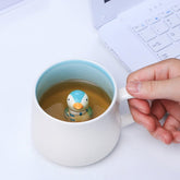 Niedliche Keramiktassen mit Tiermotiv