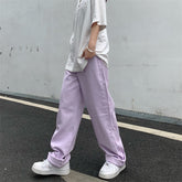 Korean Fashion Vintage Pastel Jeans
