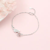 Kristall-Katzen-Armband