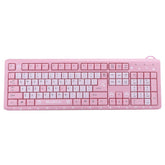 Teclado con cable en tonos pastel