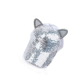 Sequin Ears Baseball Cap