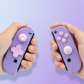 Tapas de agarre para pulgar con forma de pata de Kawaii para Switch