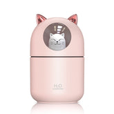 Humidificador portátil y luz nocturna Cute Neko