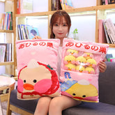 8 patos de peluche kawaii