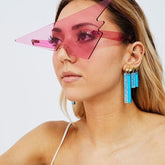 Y2K Randlose Sonnenbrille