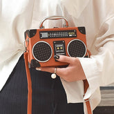 Retro Radio Box Handtasche