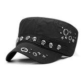 Sombrero de calavera estilo punk rock