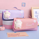 Estuche para lápices con animales suaves kawaii