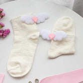 Calcetines con alas de ángel