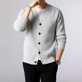 Jackson - Ribbed Knitted Men's Cardigan