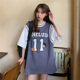 Camiseta de baloncesto estilo Harajuku