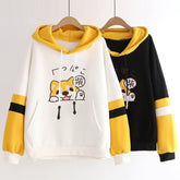 Sudadera con capucha Harajuku Shiba Inu Kawaii