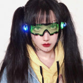Cyberpunk-LED-Brille