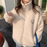 Kawaii Winter Zipper Coat