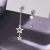 Korean Silver Star Earrings
