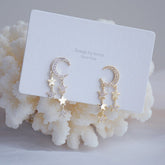 Korean Star & Moon Earrings