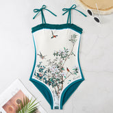 Sexy Bikini Swimsuit Underwire Split Wrap Push up High Waist Bikinis Set - Blue