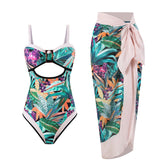 BIKINI-SET MIT HOHER TAILLE - Grün