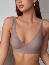 Sujetador push-up francés básico sin aros RosyBrown