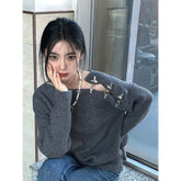 Y2K Grunge Oversized Sweater