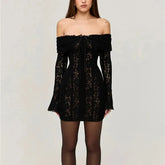 Thalia - Lace Off Shoulder Bodycon Dress