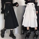 Langer Techwear-Retrorock
