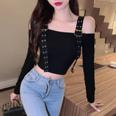 Slash Neck Off Shoulder T-Shirt