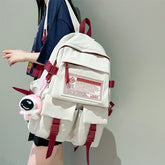 Nylon-Rucksack mit mehreren Taschen