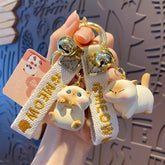 Schlüsselanhänger mit Cartoon-Katze