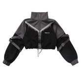 Y2K Urban Outfit Set - Jacket, Skirt & T-Shirt