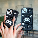 Funda para iPhone con dibujos animados en 3D kawaii