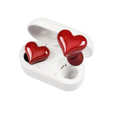 Auriculares Bluetooth con forma de corazón Kawaii