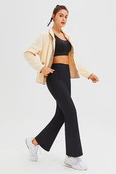 Warme Winter-Sportjacke aus Fleece für Damen
