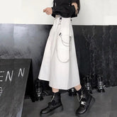 Techwear Retro Long Skirt