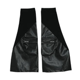 Cyberpunk Y2K Beinwärmer aus Leder