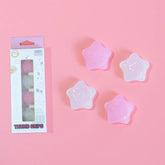 Tapas de agarre para pulgar con forma de estrella Kawaii para Switch