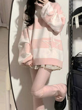 Y2K Japanischer Lockerer Pullover