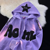 Y2K Harajuku Reißverschluss Hoodie