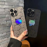Glitzernde Katze iPhone-Hülle