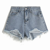 Korean High Waist Denim Shorts