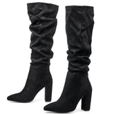 Nebula - Slouch Knee High Boots