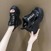 Lindas sandalias de plataforma alta