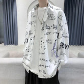 Korean Oversized Math Shirt
