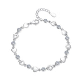 Silver Heart Bracelet