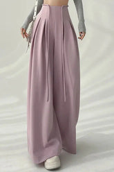 Koreanische weite Hose mit hoher Taille