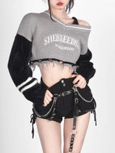 Vintage Cropped Sweater Y2K