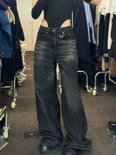 Vintage Black Wide Jeans