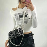 Korean Casual Slim Crop Top